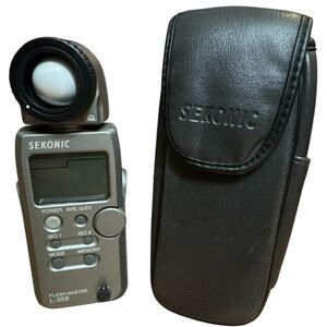 Sekonic L-358 Flash Master Professional Light Meter With Original Sekonic Case